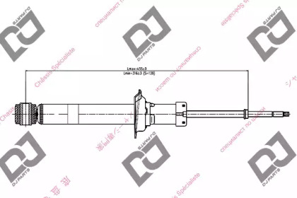 Амортизатор DJ PARTS DS1115GT